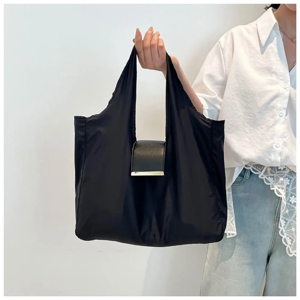 New Mini Keychain Tote Bag Foldable Expandable Supermarket Eco-Friendly Bag Reusable Large Capacity Handbag Daily & Accessory