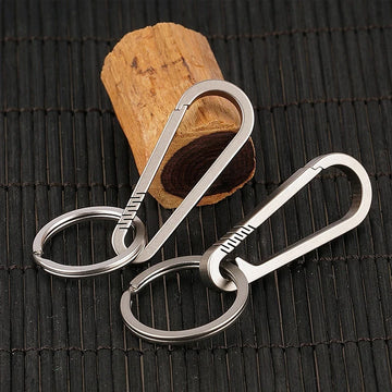 Multifunction Titanium Keyring Carabiner