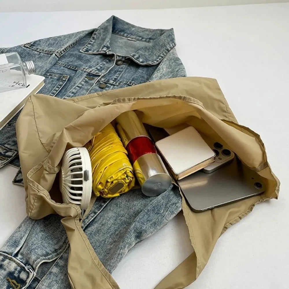 New Mini Keychain Tote Bag Foldable Expandable Supermarket Eco-Friendly Bag Reusable Large Capacity Handbag Daily & Accessory